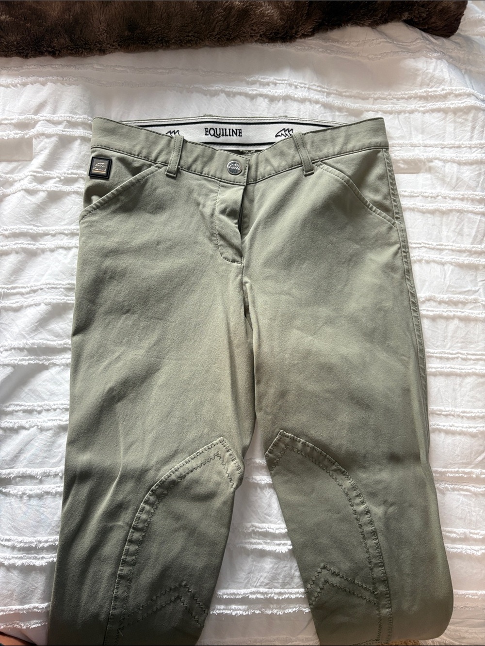 Equiline Women’s Olive Riding Breeches